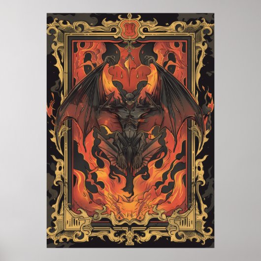 Spicy Elegance Hot Sauce Label Design Poster (Voorkant)