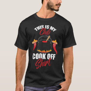 Spicy Food Lover Dit is mijn Chili Cook off T-shirt