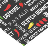 Spicy Food Lover, Hot Chili Pepper Patroon Korte Tafelloper (Hoek)