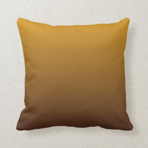 Spicy Gold Brown Ombre Kussen