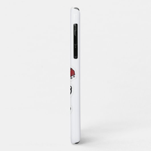 Spicy Guitar Pepper Sticker Design Case-Mate iPhone Case (Achterkant/links)