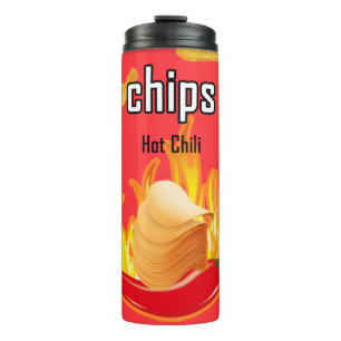 Spicy Hot Chili Chips Thermosbeker