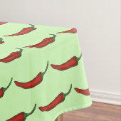 Spicy Hot Chili Red Pepper Foodie Print Tafelkleed (Voorbeeld)