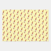 Spicy! Hot Sauce Salsa Cute Hand-drawn Inpakpapier Vel (Voorkant 2)