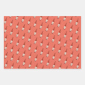 Spicy! Hot Sauce Salsa Cute Hand-drawn Inpakpapier Vel (Voorkant)