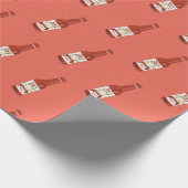 Spicy! Hot Sauce Salsa Red Cadeaupapier (Hoek)