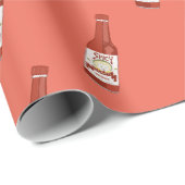 Spicy! Hot Sauce Salsa Red Cadeaupapier (Rol Hoek)