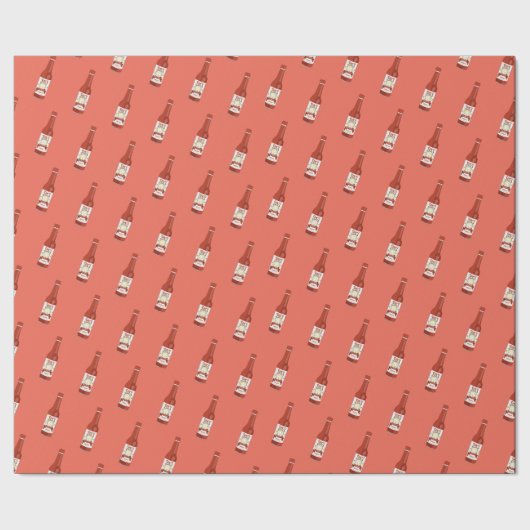 Spicy! Hot Sauce Salsa Red Cadeaupapier (Zoom)