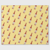 Spicy! Hot Sauce Salsa Yellow Cadeaupapier (Vlak)