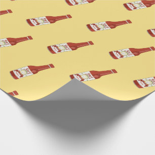 Spicy! Hot Sauce Salsa Yellow Cadeaupapier