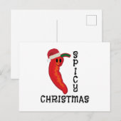 Spicy Kerstmis Briefkaart (Voorkant / Achterkant)