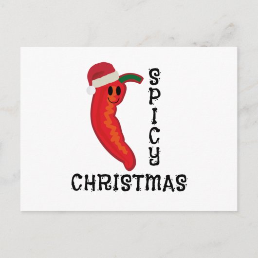 Spicy Kerstmis Briefkaart (Voorkant)
