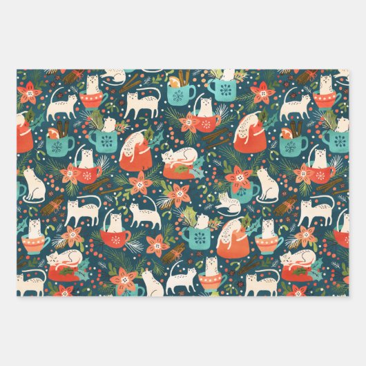 Spicy Kittens Inpakpapier Vel (Voorkant)