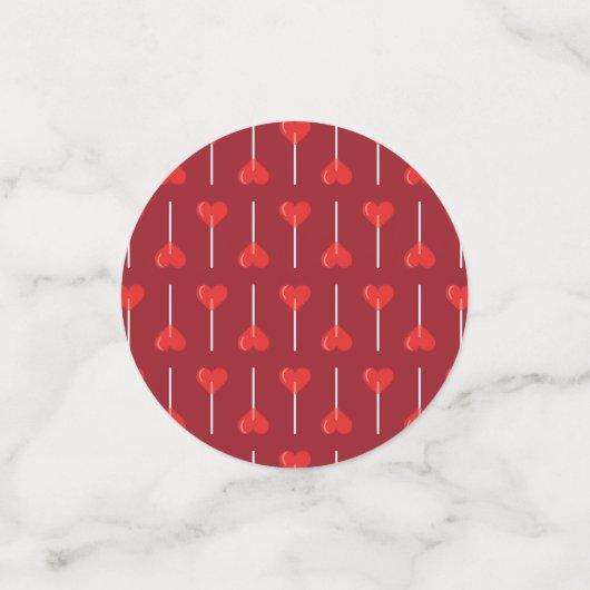 Spicy Love Suckers Red Confetti (Kleine voorkant)