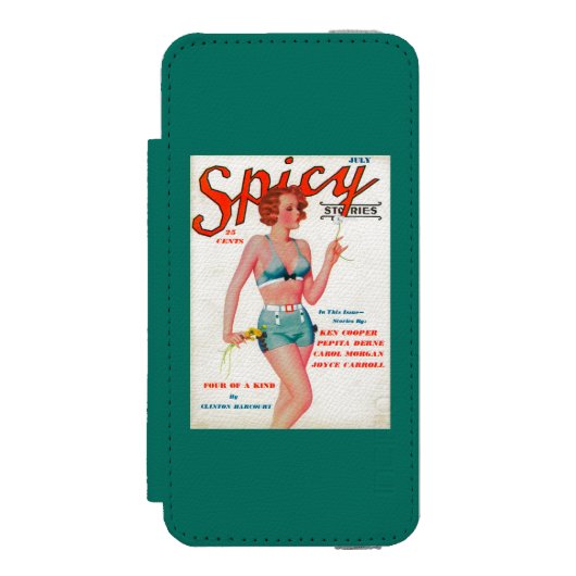 Spicy Magazine Hoesje Incipio iPhone Portemonnee Hoesje (Voorkant Agenda)