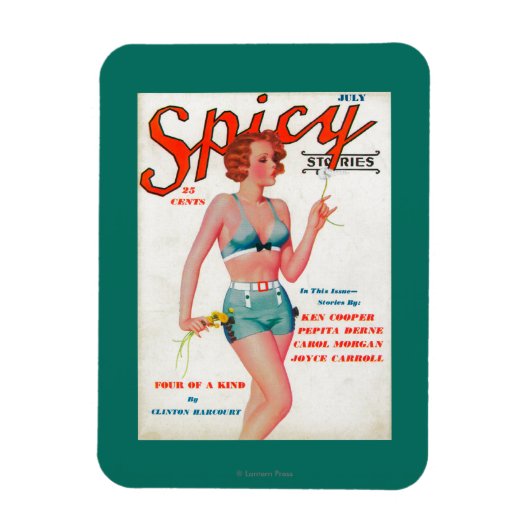 Spicy Magazine Hoesje Magneet (Verticaal)
