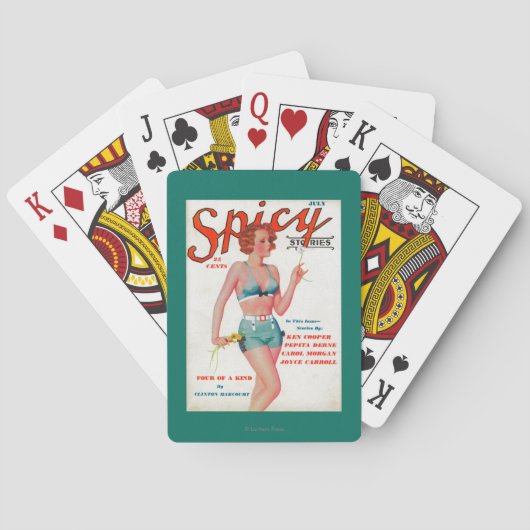 Spicy Magazine Hoesje Pokerkaarten (Achterkant)