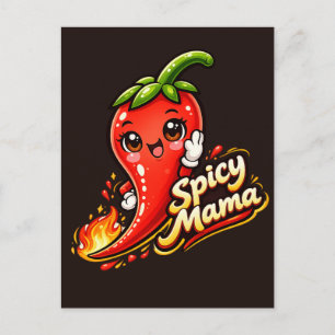 Spicy Mama - Heet Spul - Foodie Vrienden Briefkaart