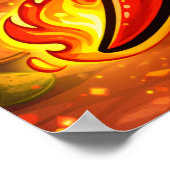 Spicy Mama - Heet Spul - Voedsel Vrienden Poster (Hoek)