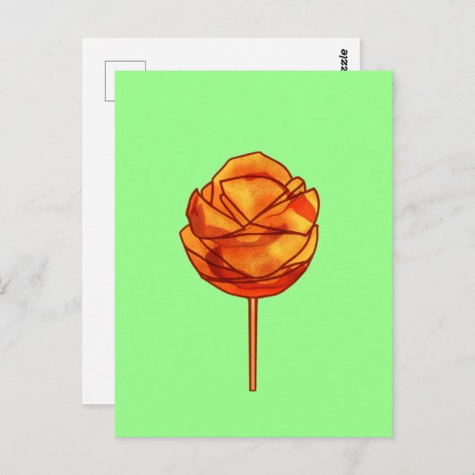 Spicy Mango op een stok Briefkaart (Voorkant / Achterkant)