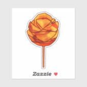 Spicy Mango op een stok Sticker (Vel)