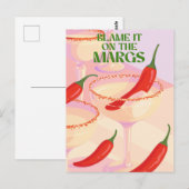 Spicy Margarita Cocktail Humor Briefkaart (Voorkant / Achterkant)