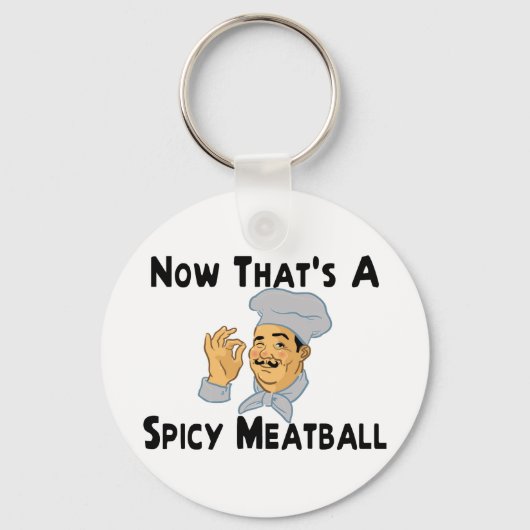 Spicy Meatball Sleutelhanger (Voorkant)
