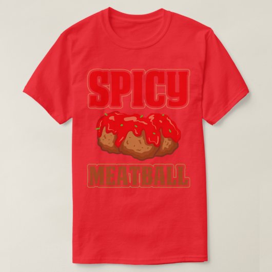 Spicy Meatball T-shirt (Design voorkant)