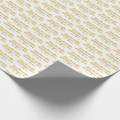 Spicy mosterd uit de naalden van verpakkingspapier cadeaupapier (Hoek)