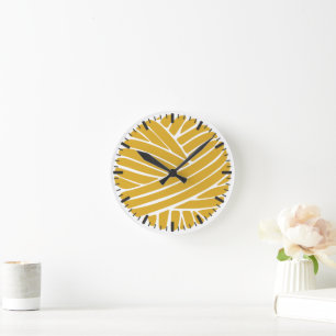 Spicy Mustard Round Yarn Ball Ronde Klok