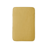 Spicy Mustard Yellow Solid Color Print, Badmat (Voorkant Verticaal)