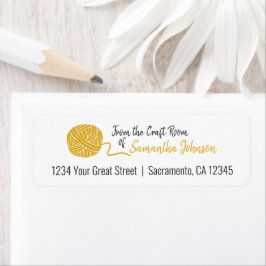 Spicy Mustard Yellow van de Craft Room met het eti Etiket