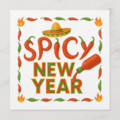 Spicy New Year Kaart (Voorkant)