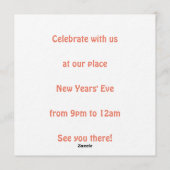 Spicy New Year Kaart (Achterkant)