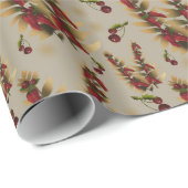 Spicy Noël Golden Botanical Luxe Wrapping Paper Cadeaupapier (Rol Hoek)