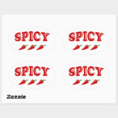 SPICY OVALE STICKER (Vel)