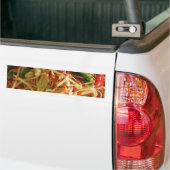 Spicy Papaya Salad [Som Tam] ... Thai Lao Food Bumpersticker (Op Truck)