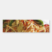 Spicy Papaya Salad [Som Tam] ... Thai Lao Food Bumpersticker (Voorkant)