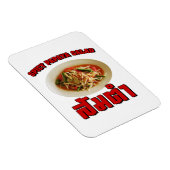 Spicy Papaya Salad [Som Tam] ... Thai Lao Food Magneet (Rechterzijde)