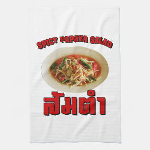 Spicy Papaya Salad [Som Tam] ... Thai Lao Food Theedoek