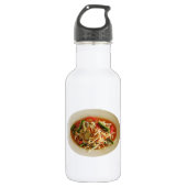 Spicy Papaya Salad [Som Tam] ... Thai Lao Food Waterfles (Voorkant)