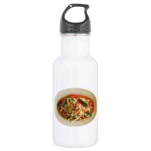 Spicy Papaya Salad [Som Tam] ... Thai Lao Food Waterfles