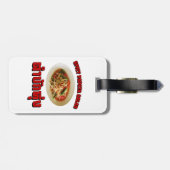 Spicy Papaya Salad [Tam Mak Hung] Isaan Dialect Bagagelabel (Achterkant horizontaal)