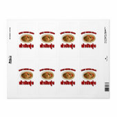 Spicy Papaya Salad [Tam Mak Hung] Isaan Dialect Etiket (Full Sheet)