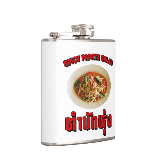 Spicy Papaya Salad [Tam Mak Hung] Isaan Dialect Heupfles (Rechts)