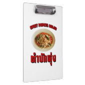 Spicy Papaya Salad [Tam Mak Hung] Isaan Dialect Klembord (Rechts)