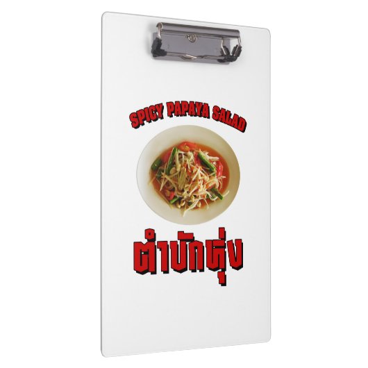Spicy Papaya Salad [Tam Mak Hung] Isaan Dialect Klembord (Rechts)
