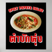 Spicy Papaya Salad [Tam Mak Hung] Isaan Dialect Poster (Voorkant)