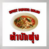 Spicy Papaya Salad [Tam Mak Hung] Isaan Dialect Poster (Voorkant)