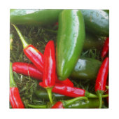 Spicy Peppers Tegeltje (Voorkant)